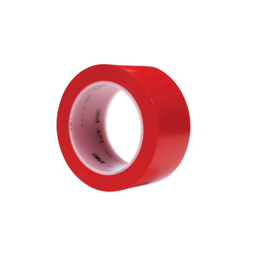 Vinyl Floor Marking Tape 471, 2" x 36 yds, Red. Picture 1