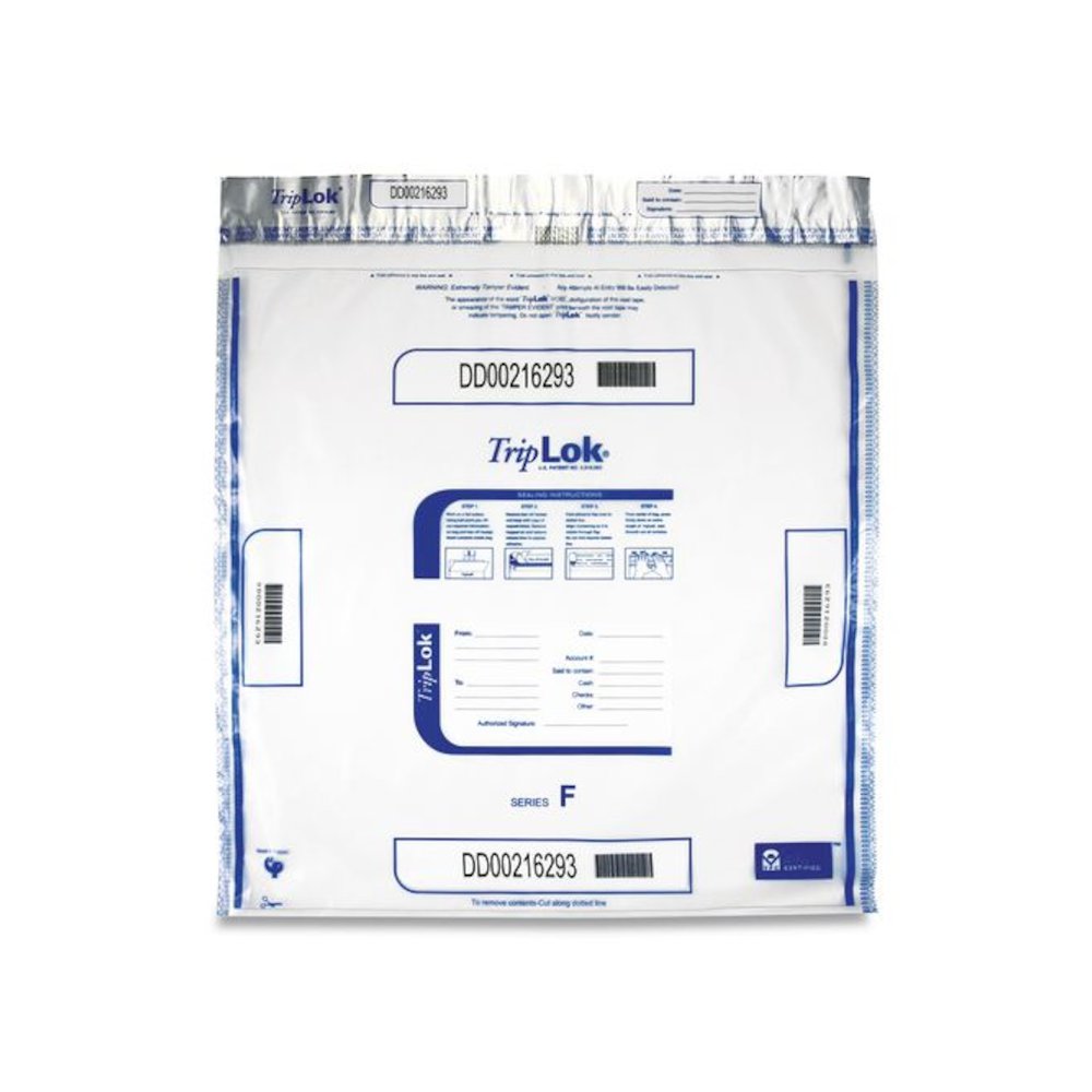 Deposit Bag, Plastic, 20" x 20", Clear, 250/Carton. Picture 1