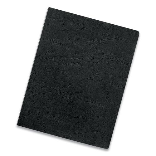 Executive Leather-Like Presentation Cover, Black, 11 x 8.5, Unpunched, 200/Pack. Picture 3