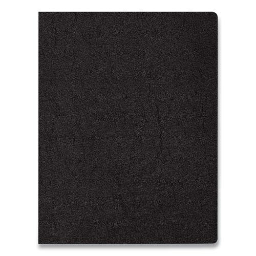 Executive Leather-Like Presentation Cover, Black, 11 x 8.5, Unpunched, 200/Pack. Picture 4