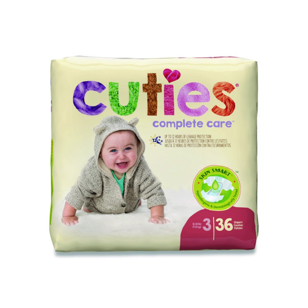 Premium Jumbo Diapers, Size 3, 16 lbs to 28 lbs, 144/Carton. Picture 1