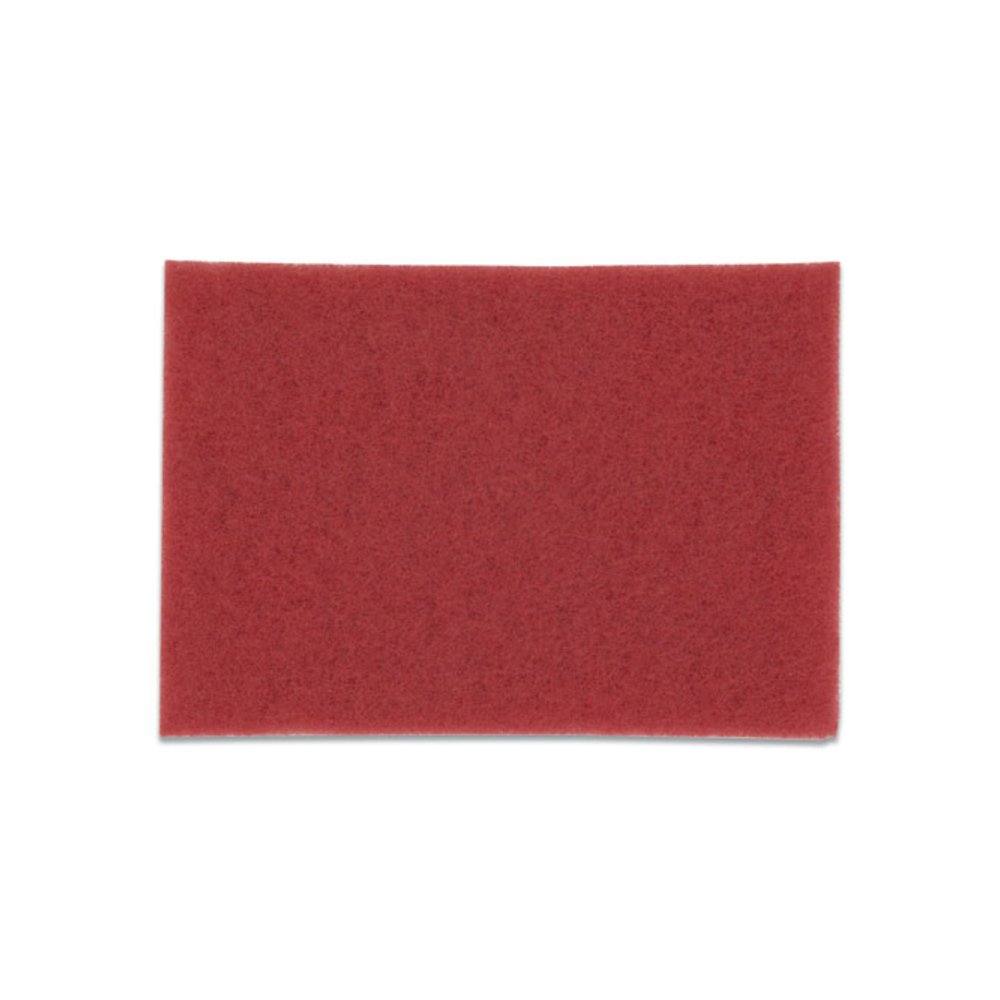 Low-Speed Buffer Floor Pads 5100, 20 x 14, Red, 10/Carton. Picture 1