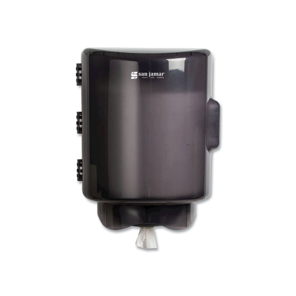 Adjustable Center Pull Towel Dispenser, 10.75 x 10.25 x 13.25, Black Pearl. Picture 1