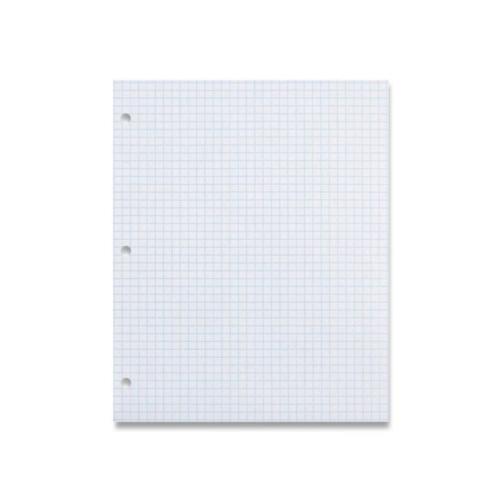 Composition Paper, 3-Hole, 8.5 x 11, 1/4", Quadrille: 4 sq/in, 500 Sheets/Ream. Picture 2