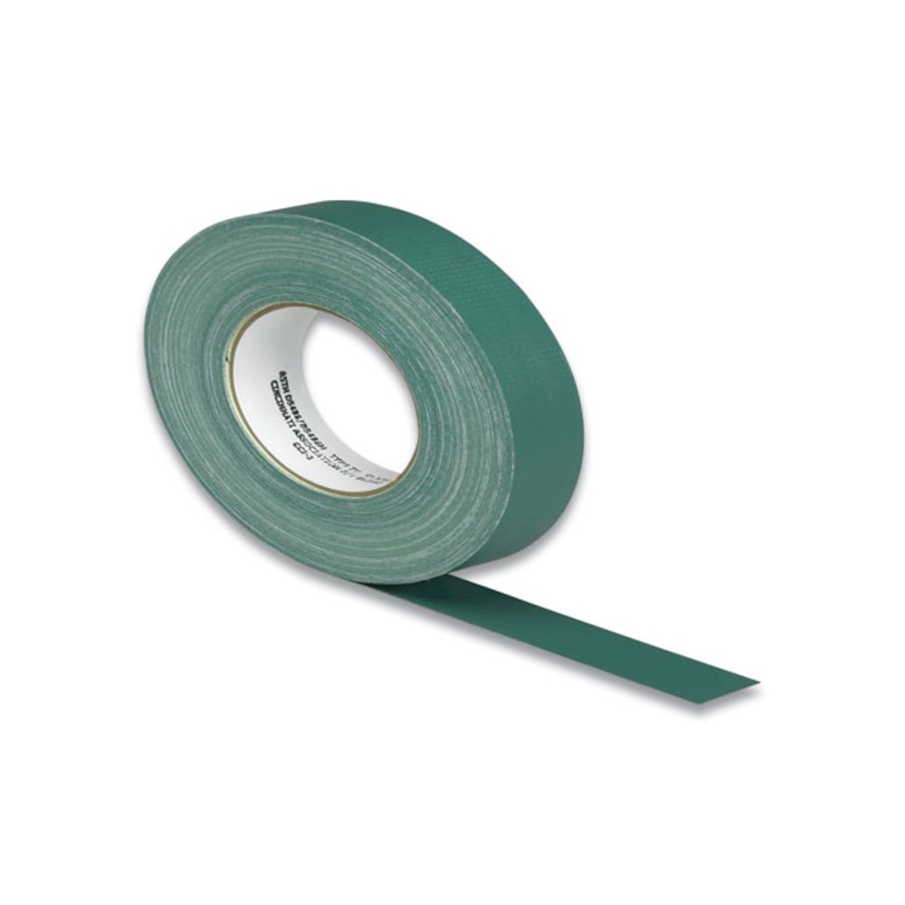 7510000745122, SKILCRAFT Waterproof Tape - "The Original" 100 MPH Tape, 3" Core, 1" x 60 yds, Dark Green. Picture 1
