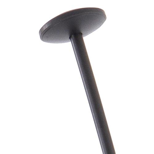 Festival Coat Stand with Umbrella Holder, Five Knobs, 14w x 14d x 73.67h, Black. Picture 5
