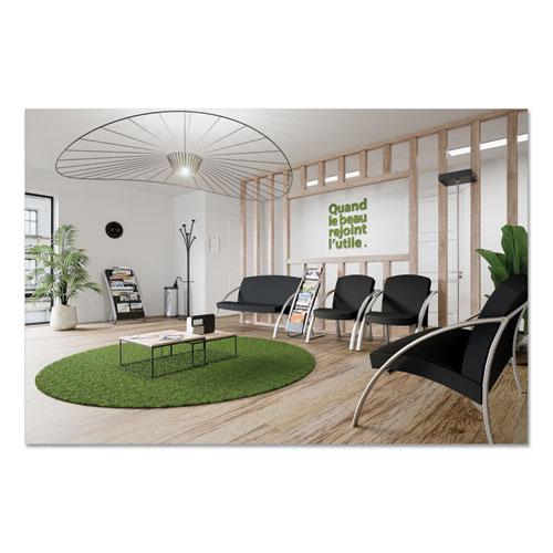Festival Coat Stand with Umbrella Holder, Five Knobs, 14w x 14d x 73.67h, Black. Picture 7