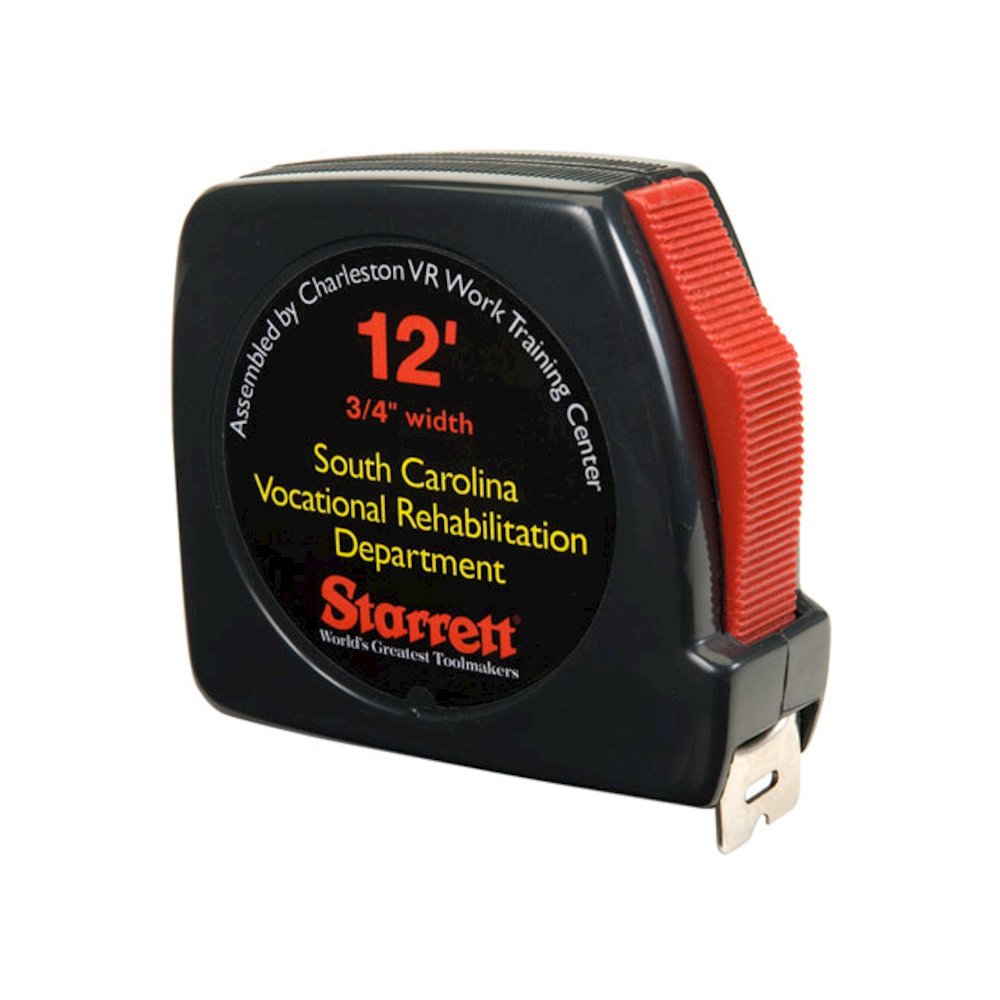 5210001824797, SKILCRAFT Tape Measure, 0.75" x 12 ft Power Return and Belt Clip, Steel. Picture 1