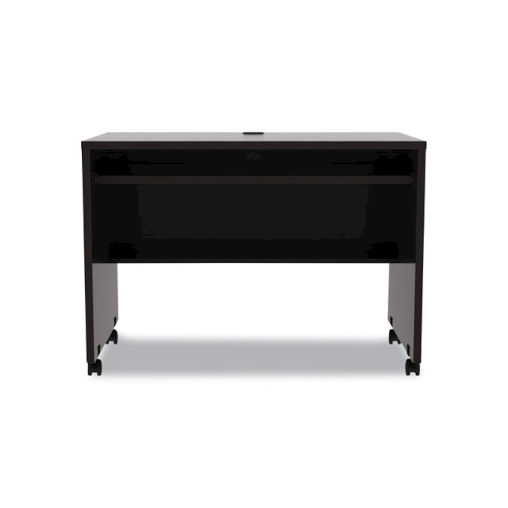 Alera Valencia Series Mobile Workstation Desk, 41.38" x 23.63" x 30", Espresso. Picture 2