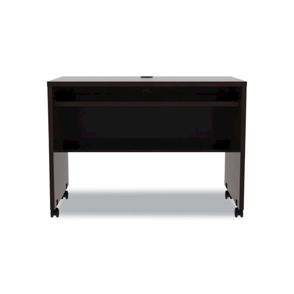 Alera Valencia Series Mobile Workstation Desk, 41.38" x 23.63" x 30", Espresso. Picture 5