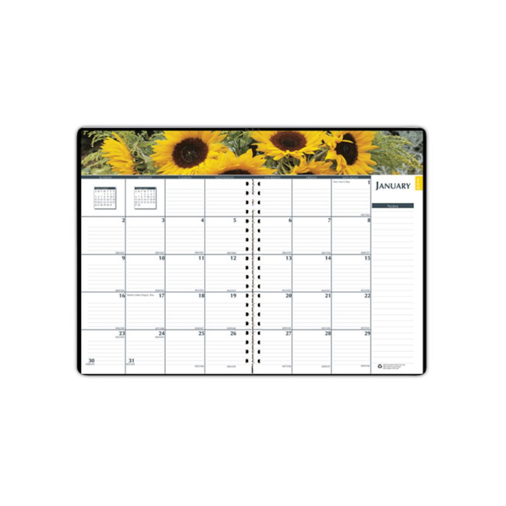 Express Track Recycled Weekly Appointment Book/Monthly Planner, 8 x 5, Black Cover, 13-Month: Jan 2026 to Jan 2027. Picture 2