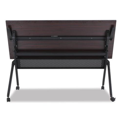 Reversible Laminate Table Top, Rectangular, 59.5w x 23.63,Medium Cherry/Mahogany. Picture 11