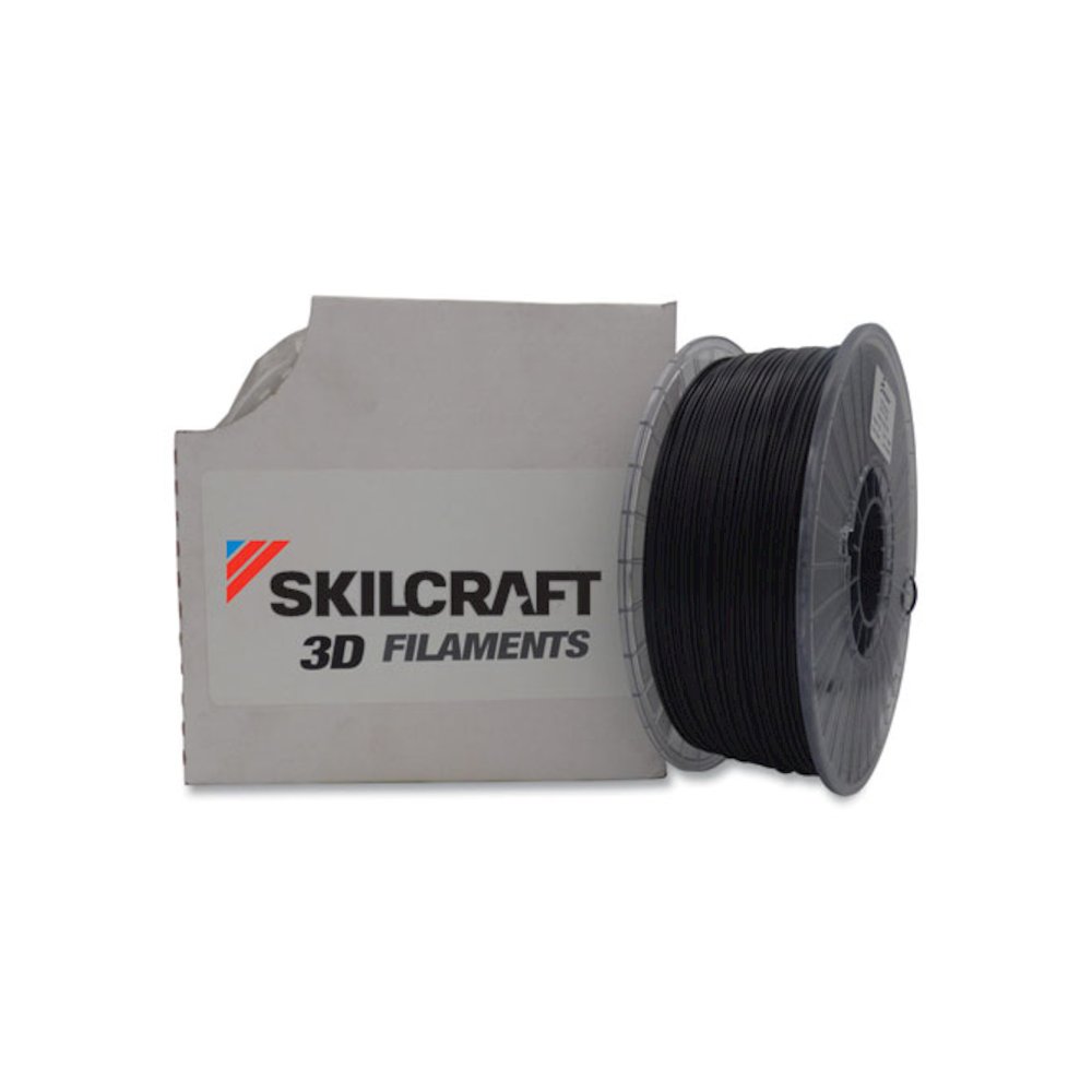 7045016859763, SKILCRAFT 3D Printer Acrylonitrile Butadiene Styrene Filament, 1.75 mm, Black. Picture 1