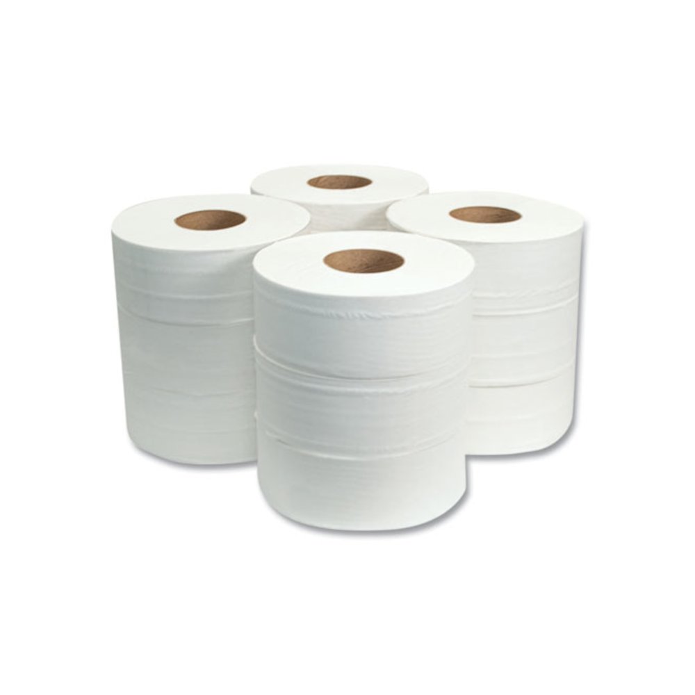 Jumbo Bath Tissue, Septic Safe, 2-Ply, 3.3" x 1,000 ft, White, 12 Rolls/Carton. Picture 4