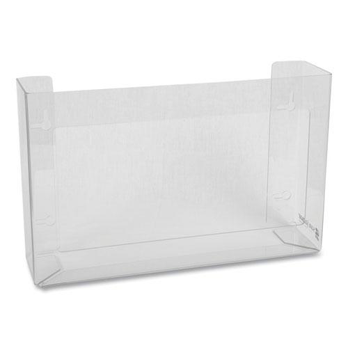 Clear Plexiglas Disposable Glove Dispenser, 3-Box, Plexiglas, Clear, 18 x 3.75 x 10. Picture 2