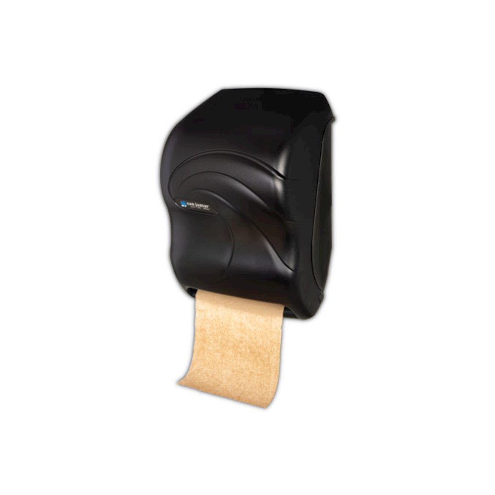Oceans Tear-N-Dry Electronic Touchless Roll Towel Dispenser, 11.75 x 9 x 15.5, Black Pearl. Picture 2
