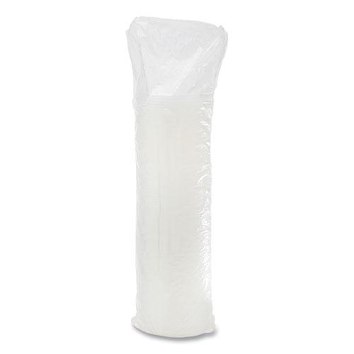 Plastic Lids, Straw-Slot Lid, Fits 12 oz to 24 oz Hot/Cold Foam Cups, Translucent, 100/Pack, 10 Packs/Carton. Picture 5