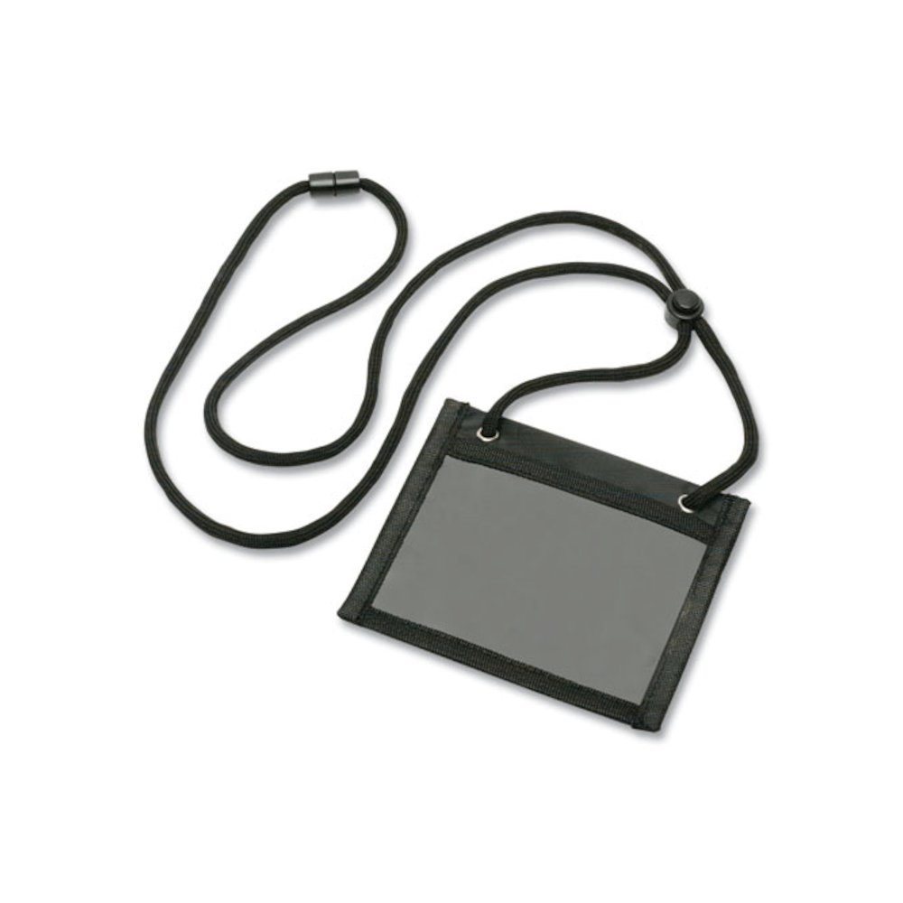 8455016926542, SKILCRAFT Credential Holder, Horizontal, 4 x 2.25, Black/Clear, 25/Box. Picture 1