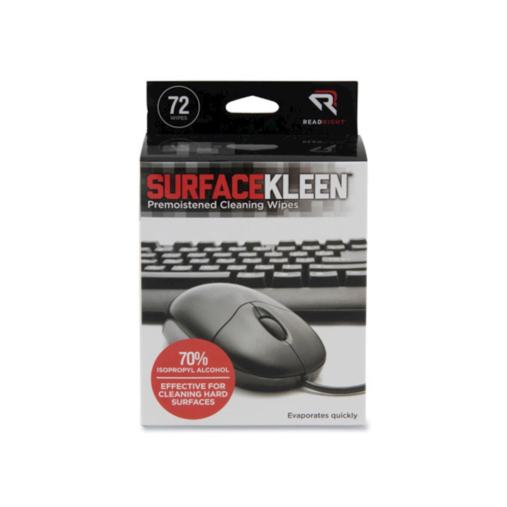 SurfaceKleen Premoistened Alcohol Cleaning Wipes, 5 x 5, Individual Foil Packets, Unscented, White, 72/Box. Picture 1