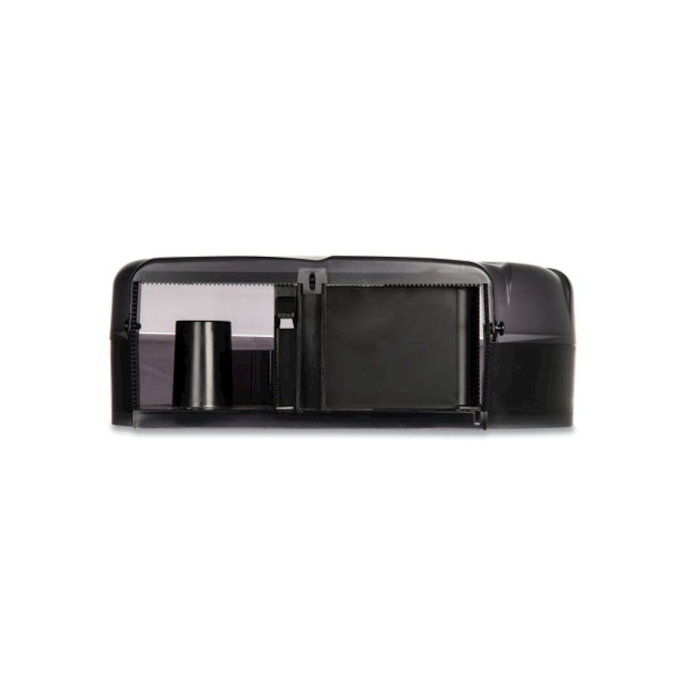 Oceans Reserva Jumbo Tissue Dispenser with Stub Roll, 16.75 x 5.5 x 12.25, Black Pearl. Picture 4