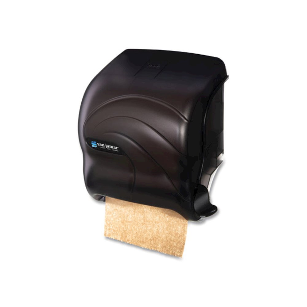 Element Lever Roll Towel Dispenser, Oceans, 12.5 x 8.5 x 12.75, Black Pearl. Picture 2