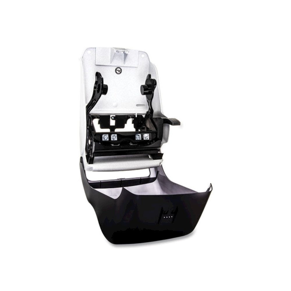 Lever Roll Towel Dispenser, Classic, 12.94 x 9.25 x 16.5, Transparent Black Pearl. Picture 5