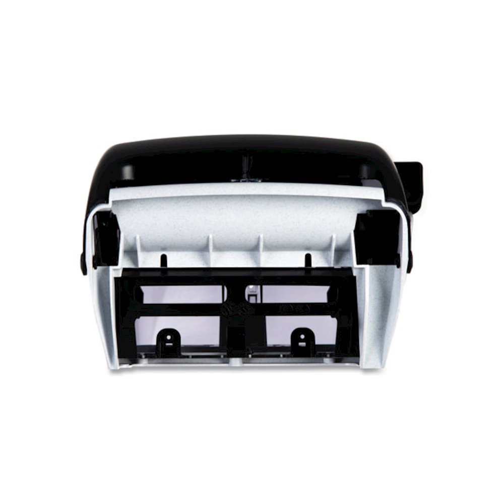 Lever Roll Towel Dispenser, Classic, 12.94 x 9.25 x 16.5, Transparent Black Pearl. Picture 6