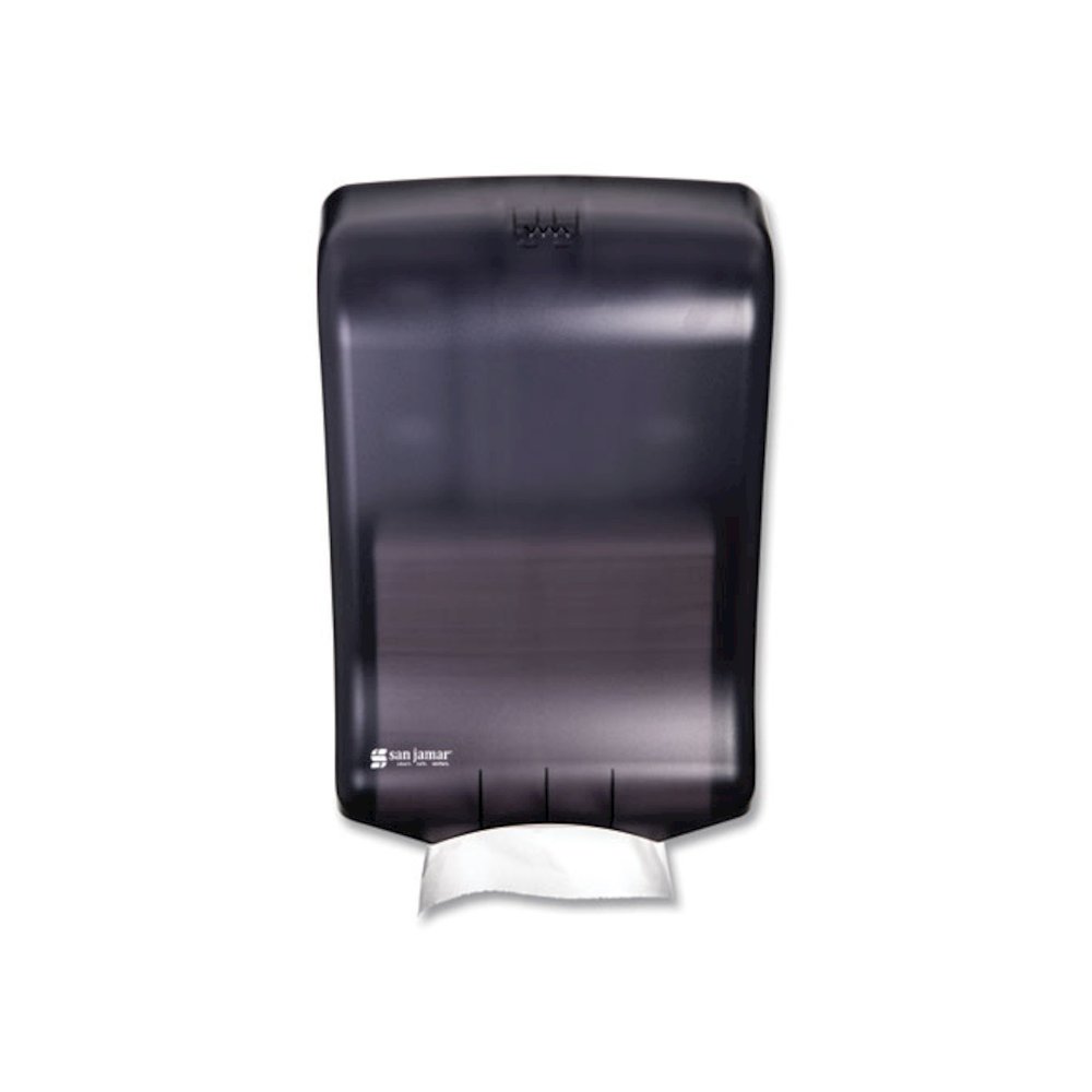 Large Capacity Ultrafold Multifold/C-Fold Towel Dispenser, Classic, 11.75 x 6.25 x 18, Black Pearl. Picture 1