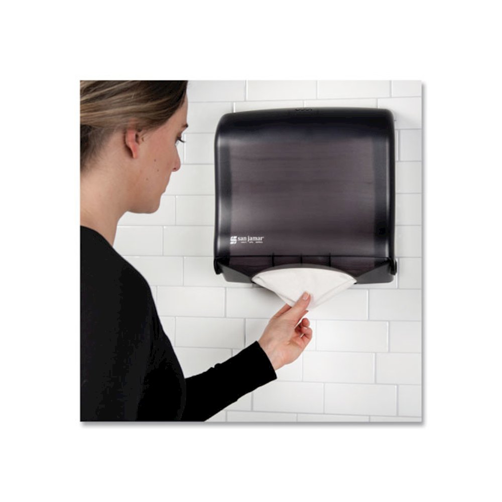 Ultrafold Fusion C-Fold and Multifold Towel Dispenser, 11.5 x 5.5 x 11.5, Black. Picture 5