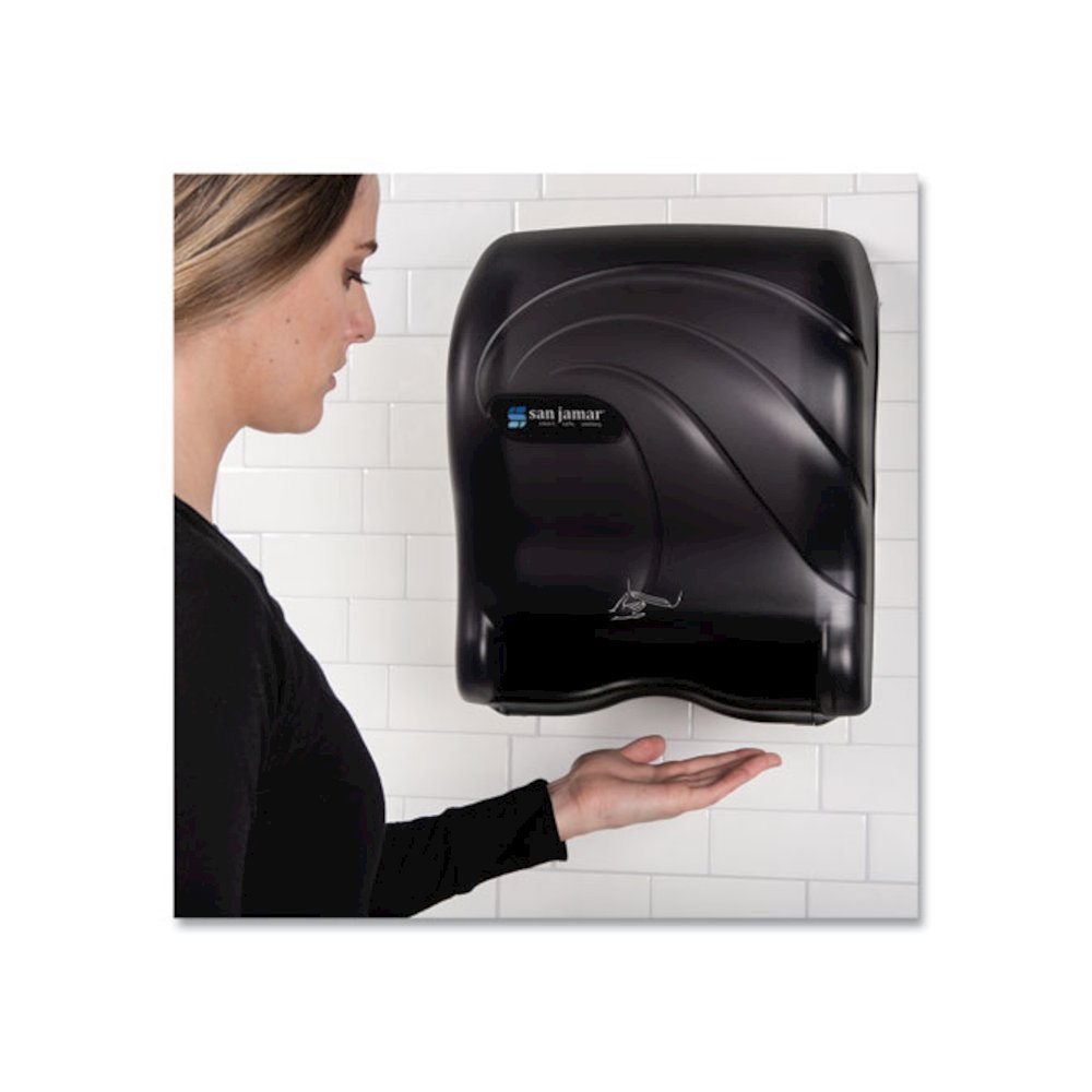 Oceans Smart Essence Electronic Roll Towel Dispenser, 11.88 x 9.1 x 14.4, Black. Picture 4