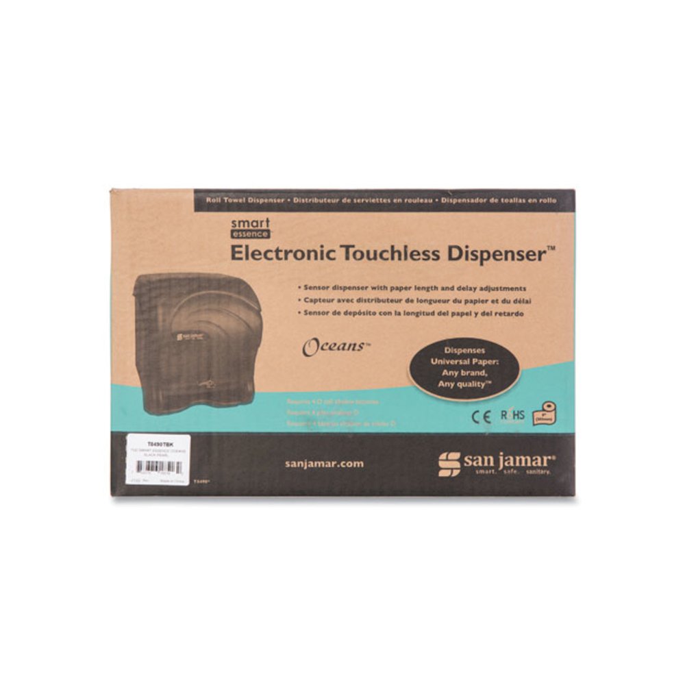 Oceans Smart Essence Electronic Roll Towel Dispenser, 11.88 x 9.1 x 14.4, Black. Picture 6
