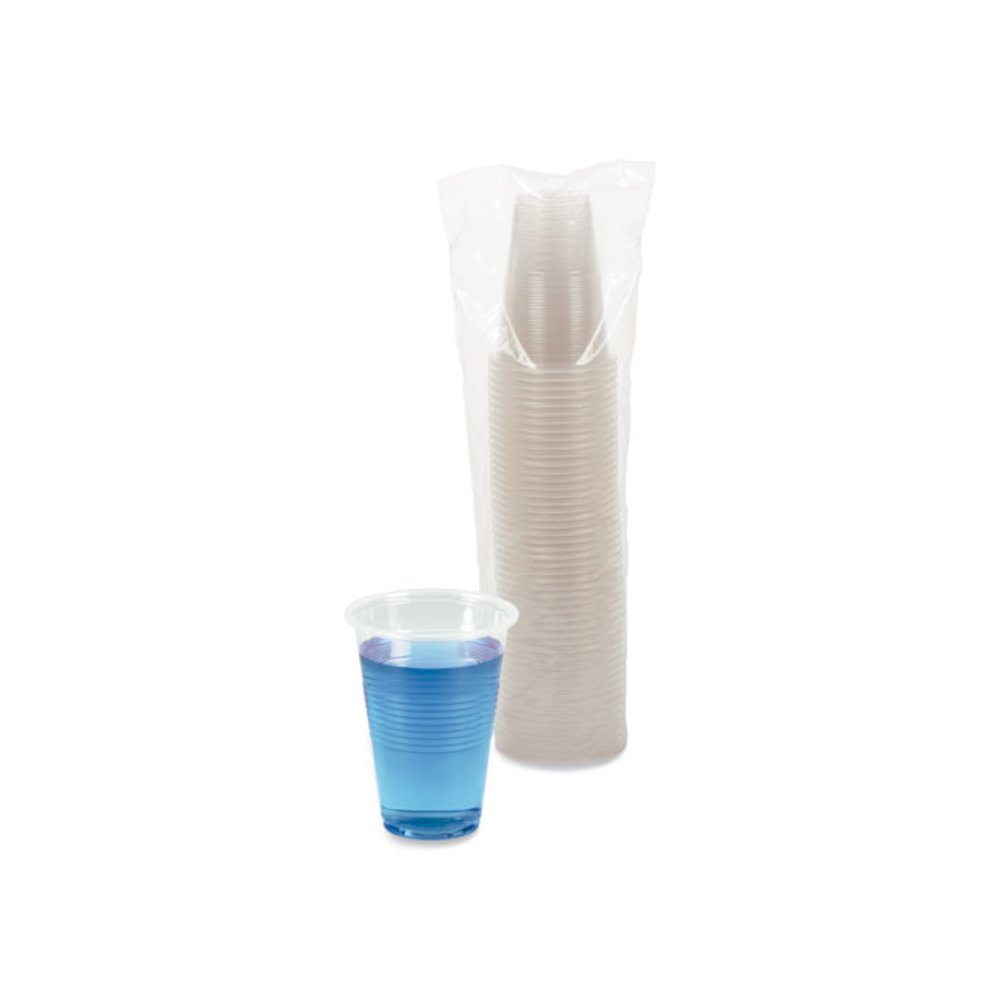 Translucent Plastic Cold Cups, 16 oz, 50/Sleeve, 20 Sleeves/Carton. Picture 3