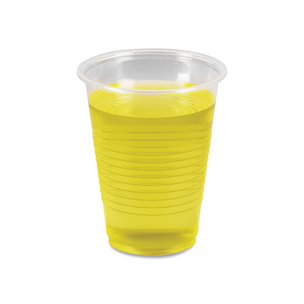 Translucent Plastic Cold Cups, 7 oz, 100/Sleeve, 25 Sleeves/Carton. Picture 5