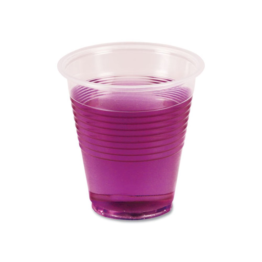Translucent Plastic Cold Cups, 3 oz, 125/Sleeve, 20 Sleeves/Carton. Picture 5