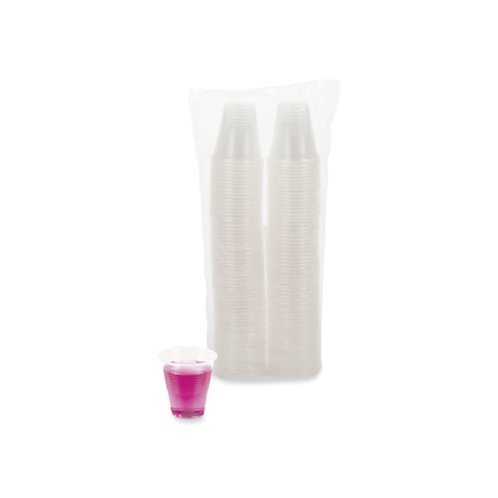 Translucent Plastic Cold Cups, 3 oz, 125/Sleeve, 20 Sleeves/Carton. Picture 3