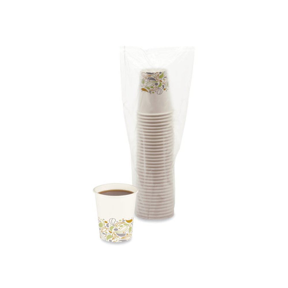 Deerfield Printed Paper Hot Cups, 8 oz, 50/Sleeve, 20 Sleeves/Carton. Picture 1