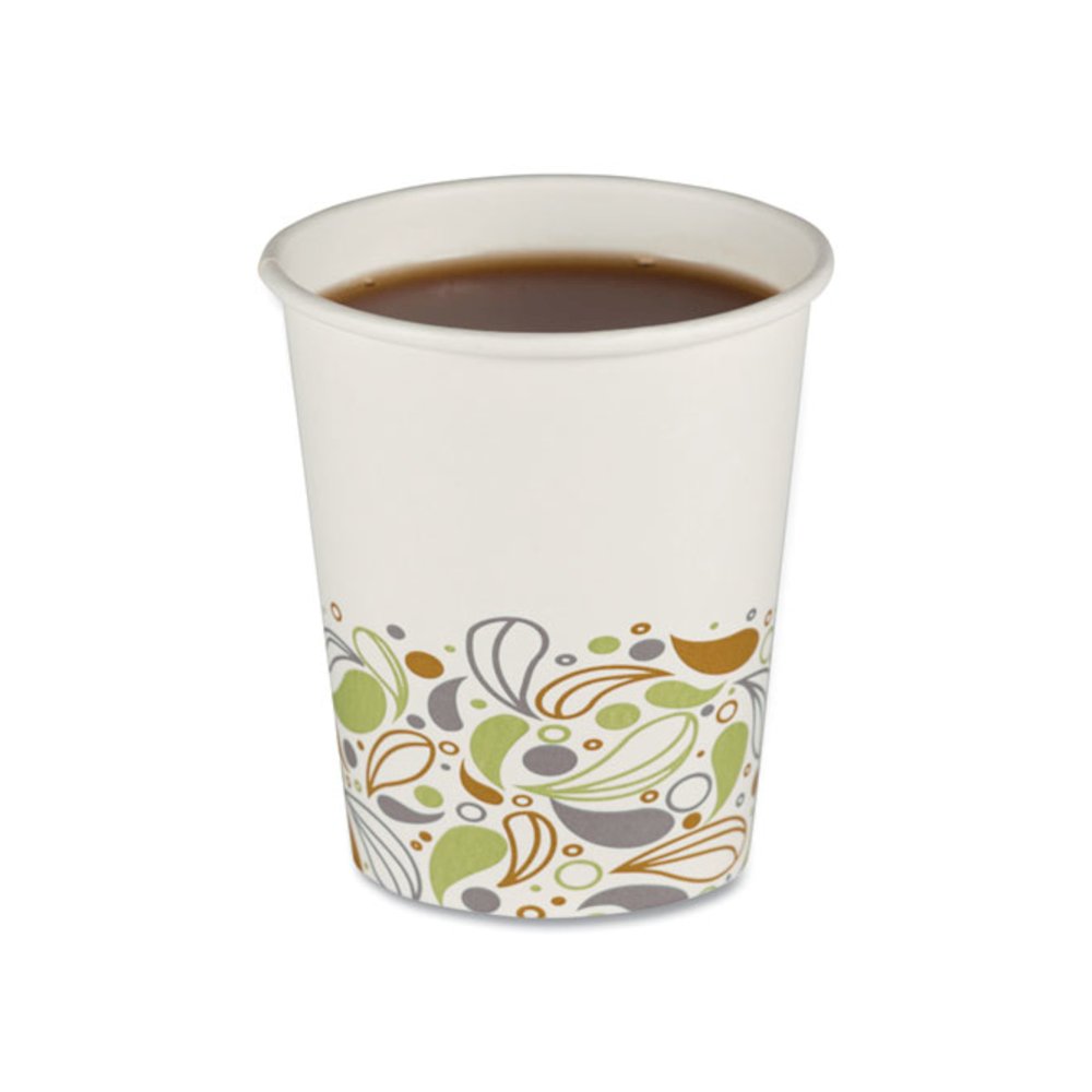 Deerfield Printed Paper Hot Cups, 8 oz, 50/Sleeve, 20 Sleeves/Carton. Picture 2