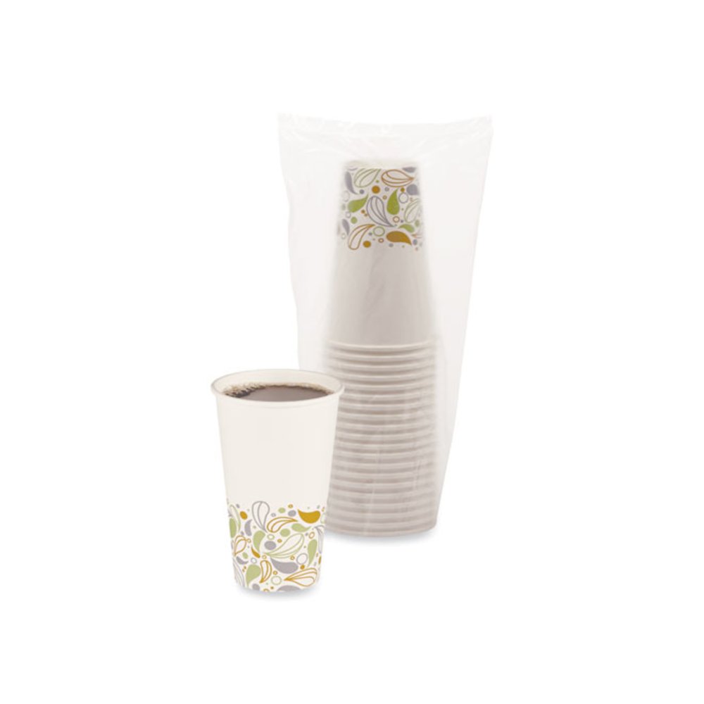 Deerfield Printed Paper Hot Cups, 16 oz, 50/Sleeve, 20 Sleeves/Carton. Picture 1
