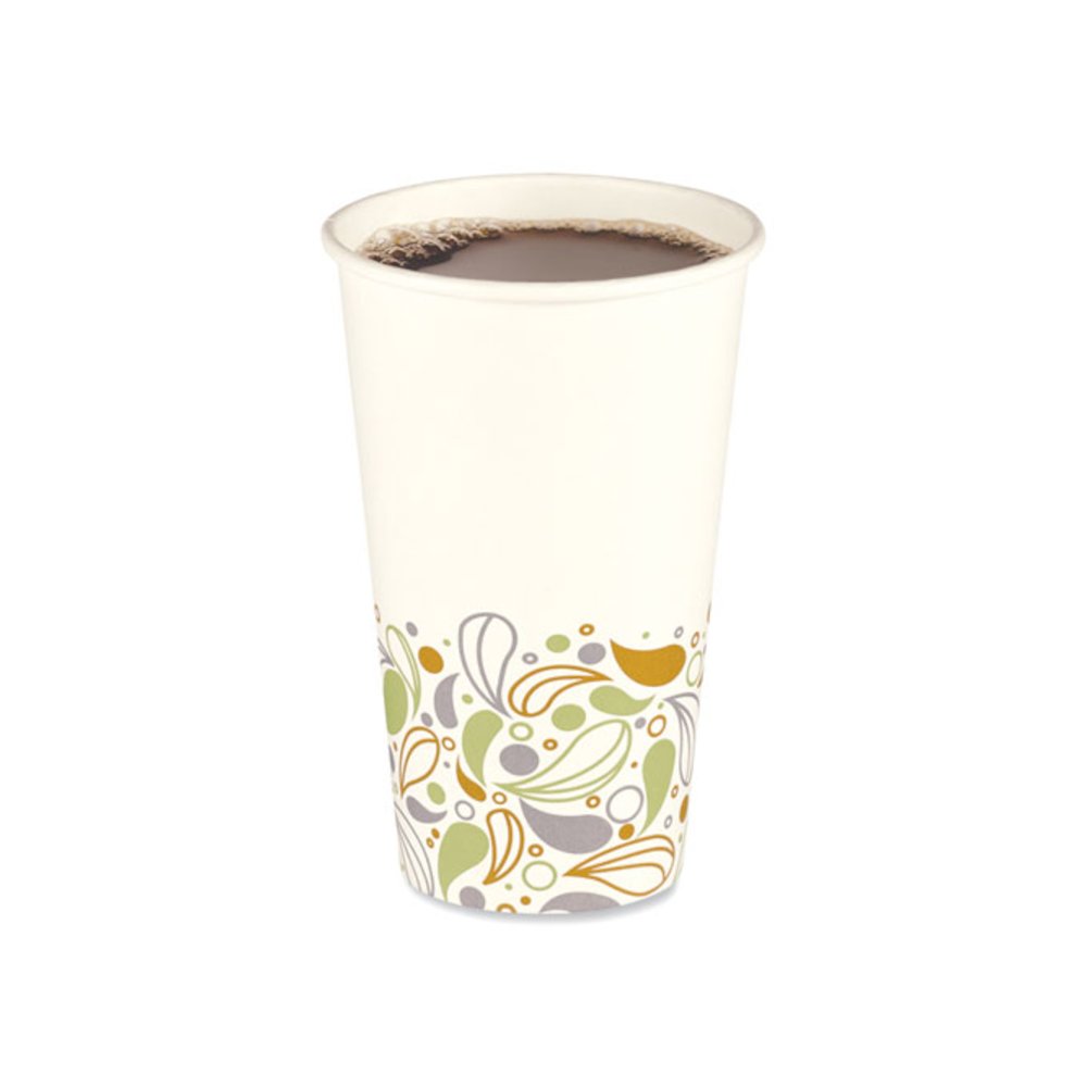 Deerfield Printed Paper Hot Cups, 16 oz, 50/Sleeve, 20 Sleeves/Carton. Picture 2