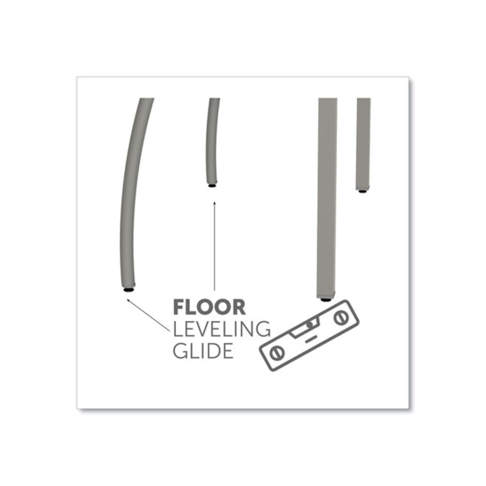 Trento Line Rectangular Desk, 59.13" x 23.63" x 29.5", Cherry. Picture 8