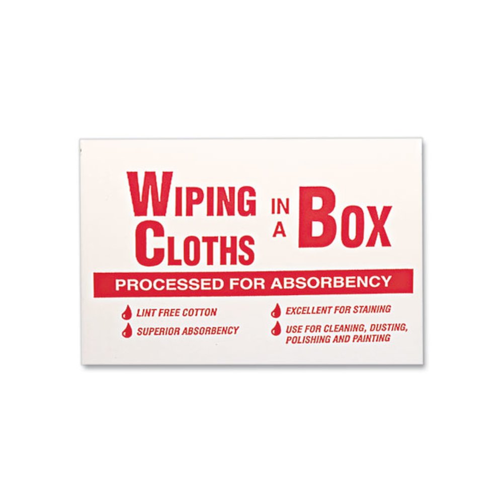 Multipurpose Reusable Wiping Cloths, Cotton, 5 lb Box, Assorted Sizes and Colors. Picture 3