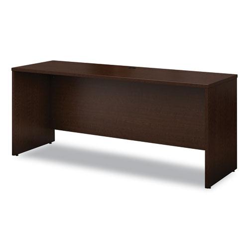Series C Collection Desk Shell, 66" x 29.38" x 29.88", Hansen Cherry/Graphite Gray. Picture 1
