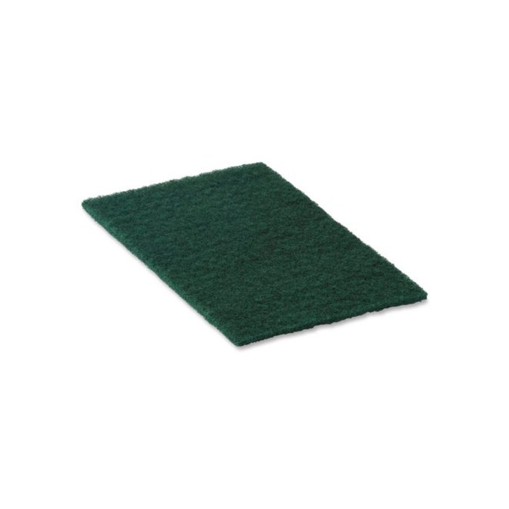90-96 Medium Duty Hand Cleaning Pad, 6" x 9", Green, 60/Carton. Picture 2