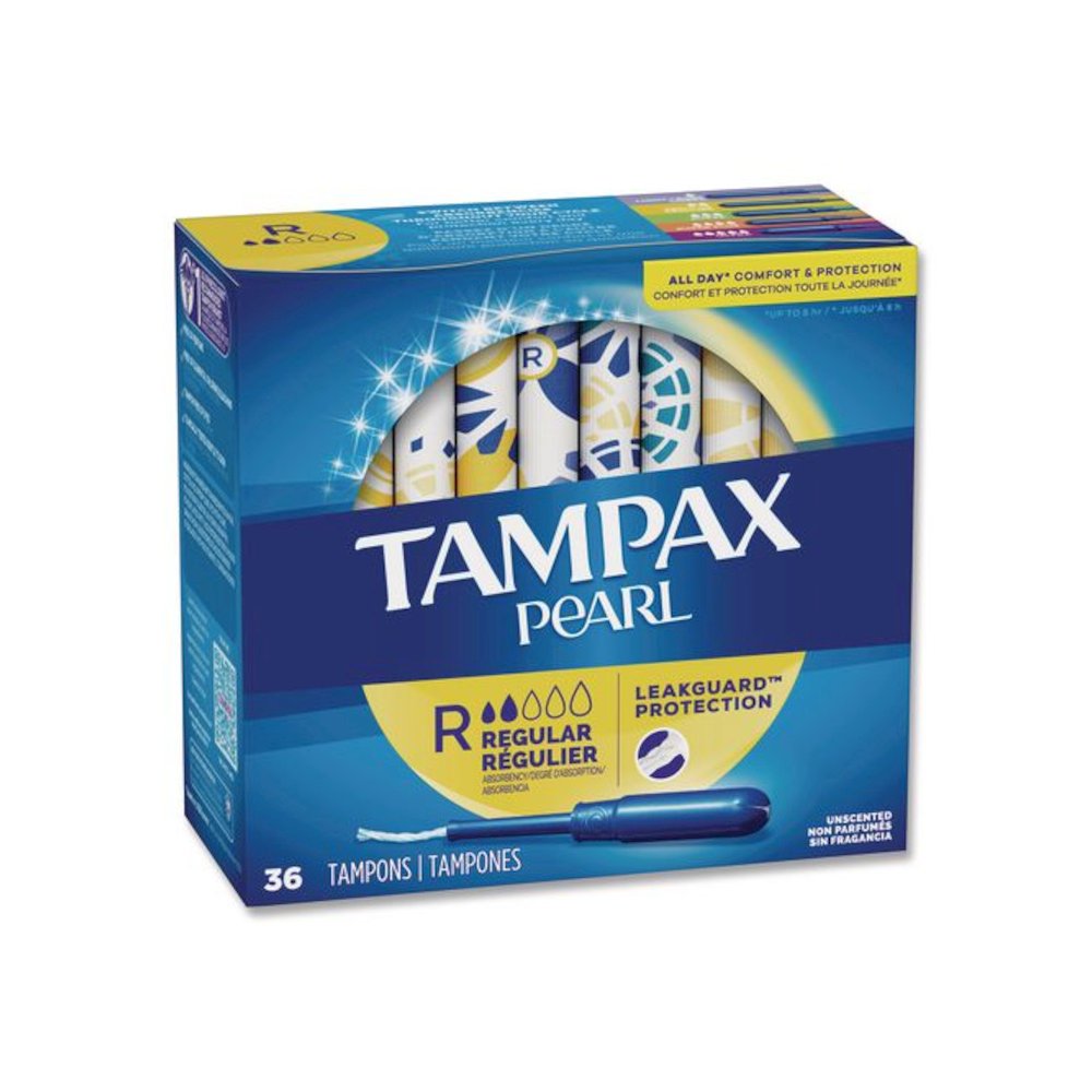 Pearl Tampons, Regular Absorbency, 36/Box, 12 Box/Carton. Picture 7