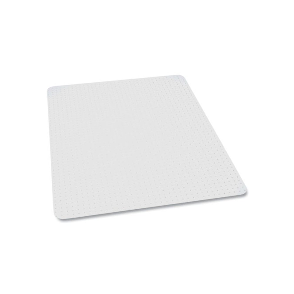 EverLife Light Use Chair Mat for Flat Pile Carpet, Rectangular, 36 x 44, Clear. Picture 6