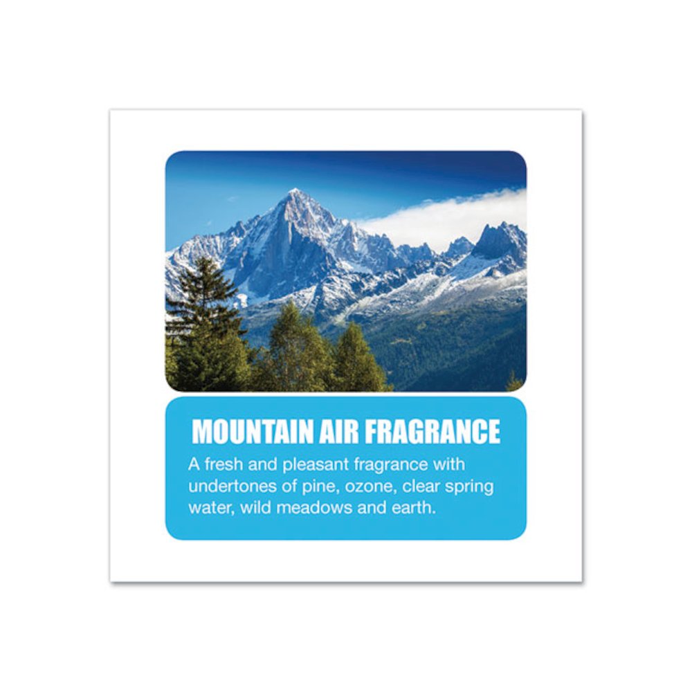 Diamond 3D Urinal Screen, Mountain Air Scent, Blue, 10/Pack, 6 Packs/Carton. Picture 5