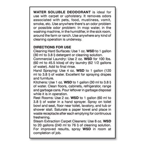Water-Soluble Deodorant, Mountain Air, 32 oz Bottle, 12/Carton. Picture 2