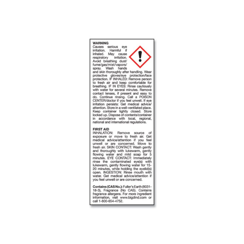 Granular Deodorant, Lemon, 16 oz, Shaker Can, 12/Carton. Picture 4