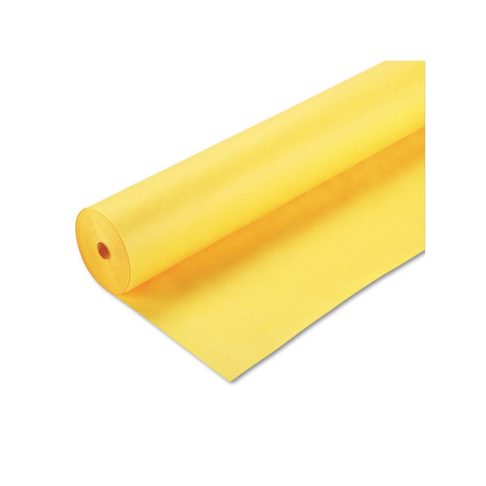 Spectra ArtKraft Duo-Finish Paper, 48 lb Text Weight, 48" x 200 ft, Canary Yellow. Picture 1