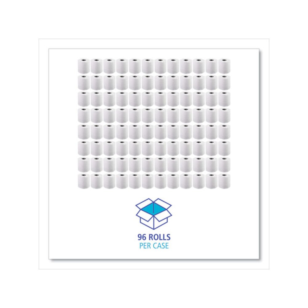 Two-Ply Toilet Tissue, Septic Safe, White, 4.5 x 4.5, 500 Sheets/Roll, 96 Rolls/Carton. Picture 4